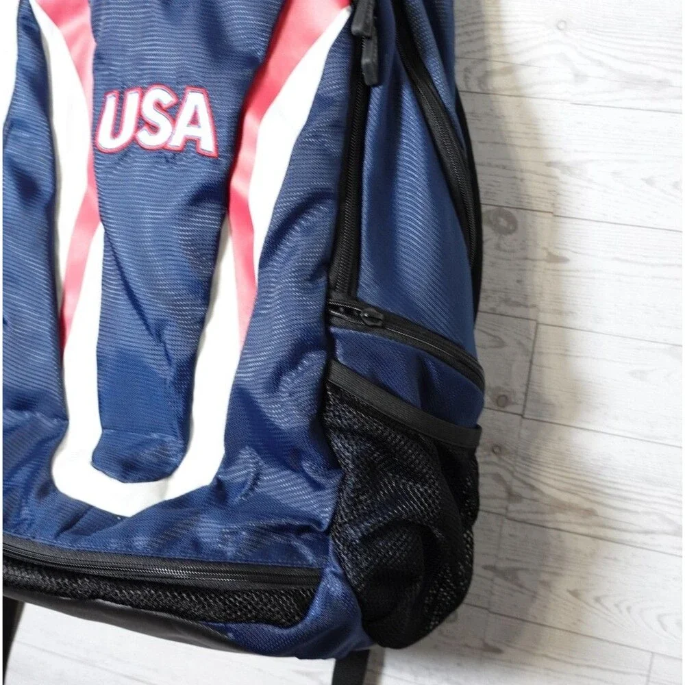 Speedo USA Gold Medalist Swim Large 35L  Backpack Book Bag Red White Blue